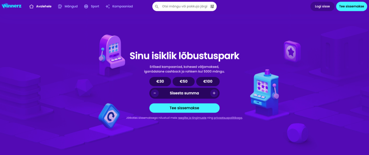 Winnerz kasiino pakkumised